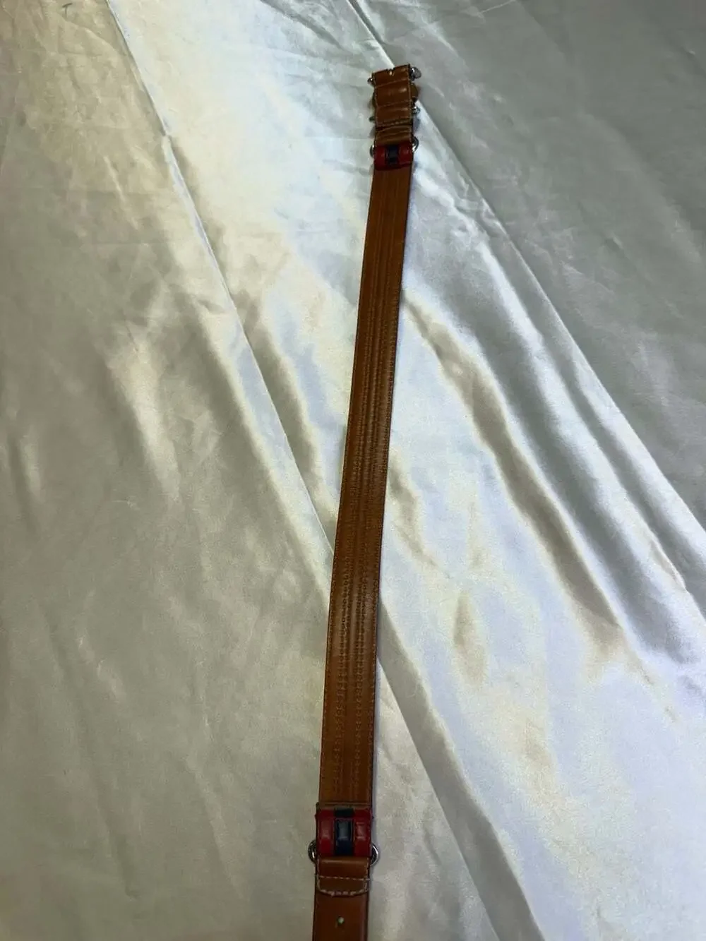 Coach Red Leather Dog Collar Size XL